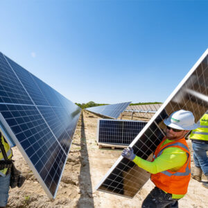 Construction of Entergy Arkansas' Searcy Solar Energy Center