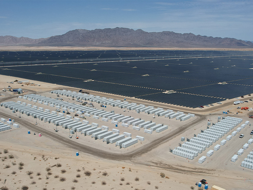 The 230-MW Desert Sunlight Battery Energy Storage System in Riverside County, Calif.