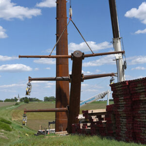 Construction of the Cardinal-Hickory Creek transmission line