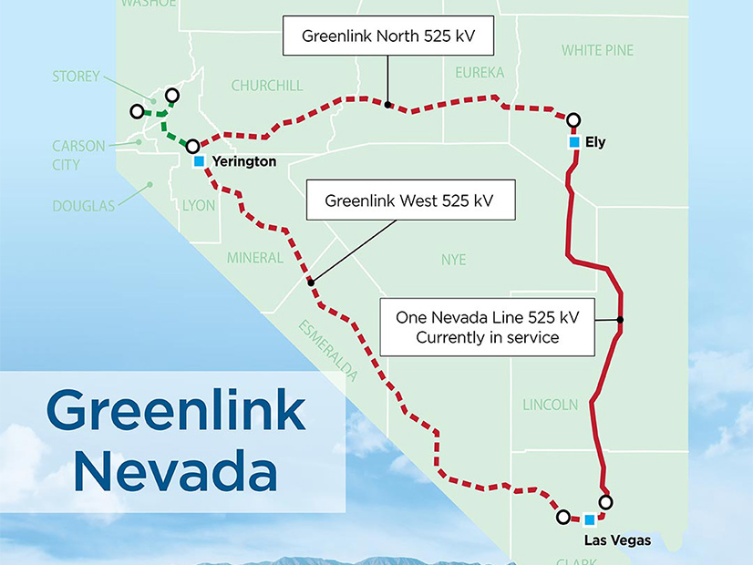 The U.S. Bureau of Land Management on Sept. 9 issued a record of decision that greenlights construction of NV Energy's Greenlink West transmission line and opens a comment period for the Greenlink North portion of the project.