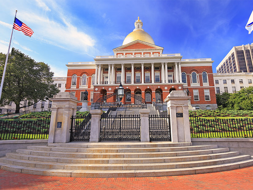 The Massachusetts State House in Boston