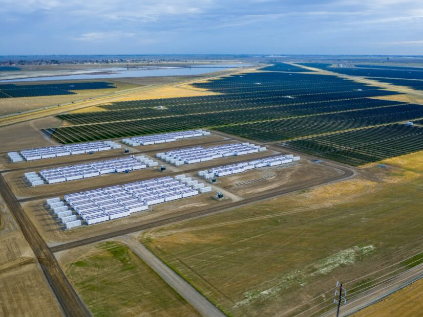 Slate solar-and-storage project in Kings County, Calif. 