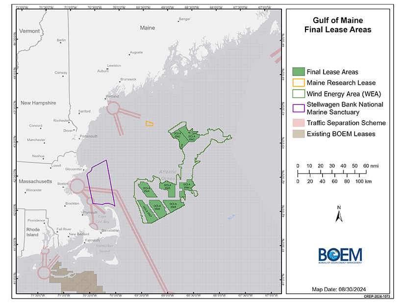 Gulf of Maine final lease areas