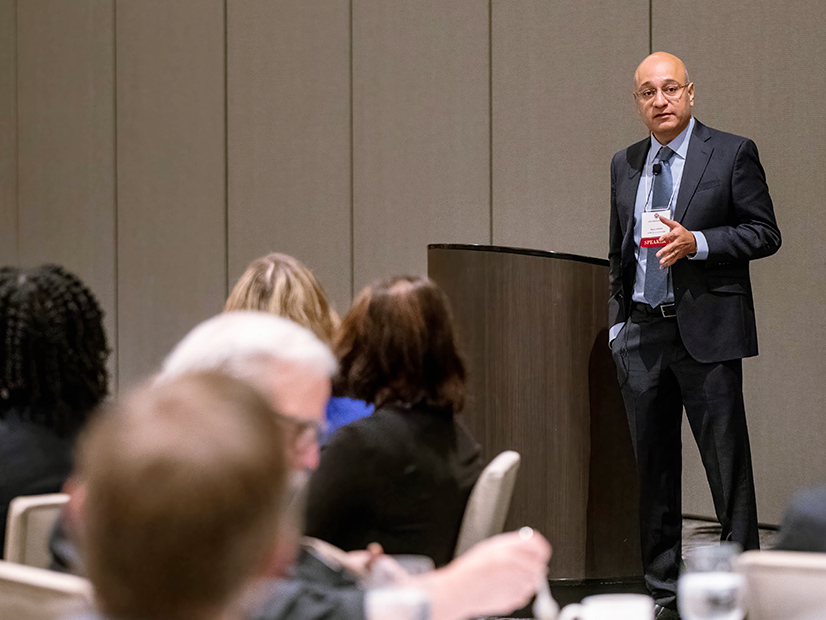 PJM CEO Manu Asthana speaks at the OPSI Annual Meeting on Oct. 21.