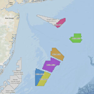 The U.S. Bureau of Ocean Energy Management has completed a programmatic environmental impact statement for six offshore wind leases in the New York Bight.