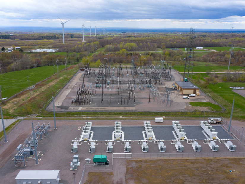 The New York Power Authority’s northern New York battery storage project is shown. NYPA has released a draft of its strategic plan to move further into renewable energy development.