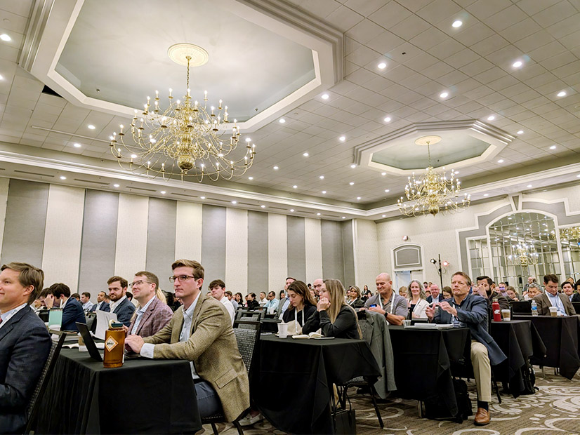 A full ballroom at the Southeast Renewable Energy Conference