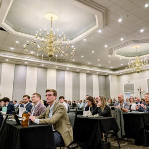 A full ballroom at the Southeast Renewable Energy Conference