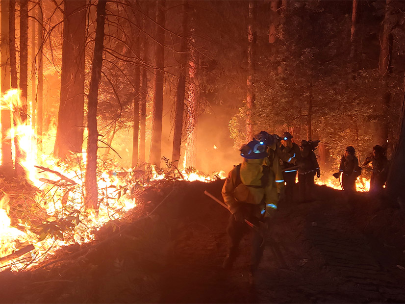 FERC denied the CPUC's request that PG&E remove from its rates costs related to 2019 Kincade Fire and 2020 Zogg Fire (pictured above).