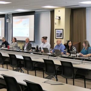 From left: BPA's Andy Meyers, Nita Zimmerman, Doug Marker, Matt Hayes, Todd Kochheiser, Mai Truong, Michelle Manary and Libby Kirby.