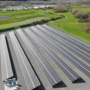 Solar panels on Blue Lake Rancheria tribal land