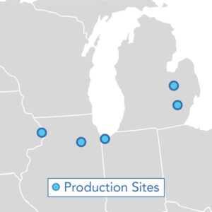 The just-launched Midwest Alliance for Clean Hydrogen hub includes proposed production sites in Illinois, Indiana, Iowa and Michigan.