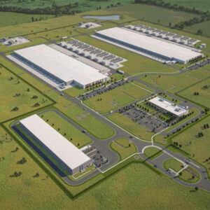 Conceptual rendering for Meta's planned, $800 million Montgomery Data Center in Alabama