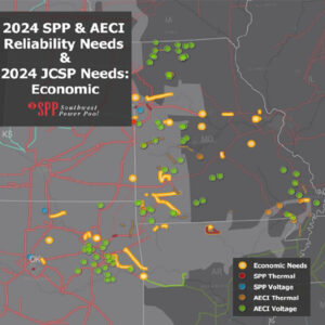 Identified reliability and economic needs by SPP and AECI. 