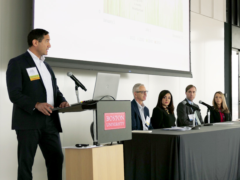 From left: Rosendo Garza, Day Pitney; Matthew Picardi, Shell; Jeff Turcotte, EPSA; Ashley Gagnon, Massachusetts EEA