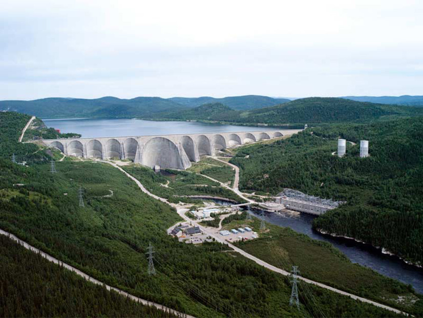 Hydro-Québec's Manic-5 Reservoir on the Manicouagan River