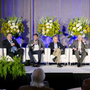 Idaho Public Utilities Commissioner John Hammond, McGuireWoods' John Ellis, Georgetown University professor Howard Shelanski and FERC Solicitor Robert Solomon at NARUC