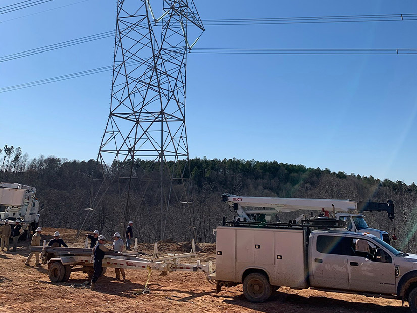 TVA crews rebuilding lines in 2020 after tornados in Middle Tennessee