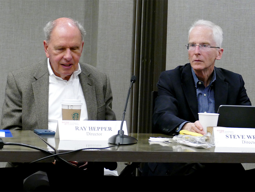 SPP director Steve Wright (right) has again teamed up with a former BPA administrator to protest workforce reductions at their former agency. 